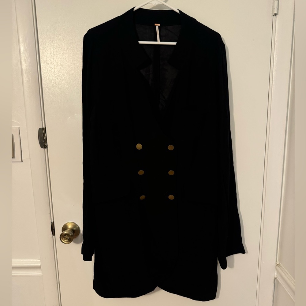Free People Black Mini Dress